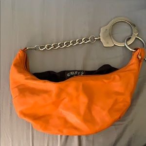 Orange Cuffz handbag
